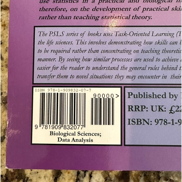 Workbook, Introduction to basic statistics for biologists using R - Picture 3 of 3